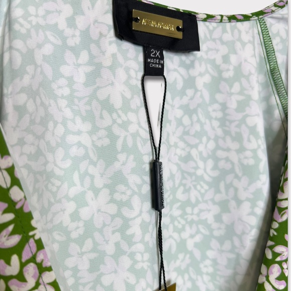 Alexia Admor Layla V-Neck Tiered Ruffle Dress Green Size 2X - Picture 5 of 6